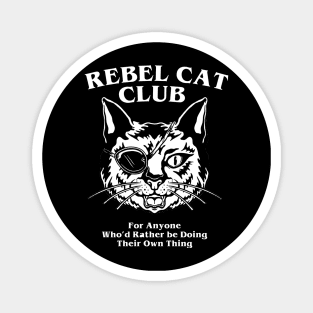 Rebel Cat Pirates Magnet